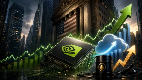 Nvidia dispara al Nasdaq +0,97%: Salesforce salta +11,6% y petróleo rebota +0,8%