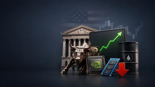 Wall Street rebota antes de Nvidia: Nasdaq +0,85%, Micron +2,75% y petróleo se desploma más de 3%