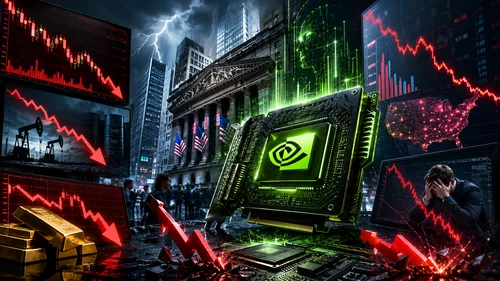 Nvidia y el PCE ponen a Wall Street en máxima tensión: petróleo cae -3%, oro -0,8% e Intuit se hunde -11,5%